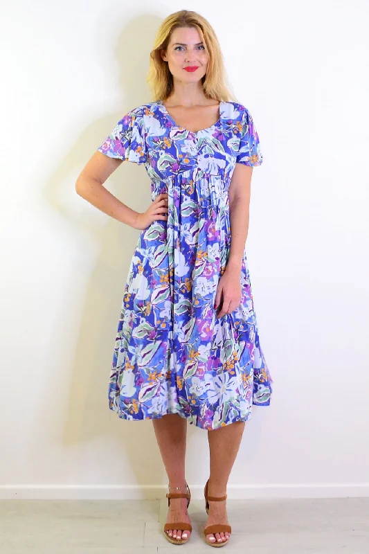 Delightful Summer Garden Tunic Dress