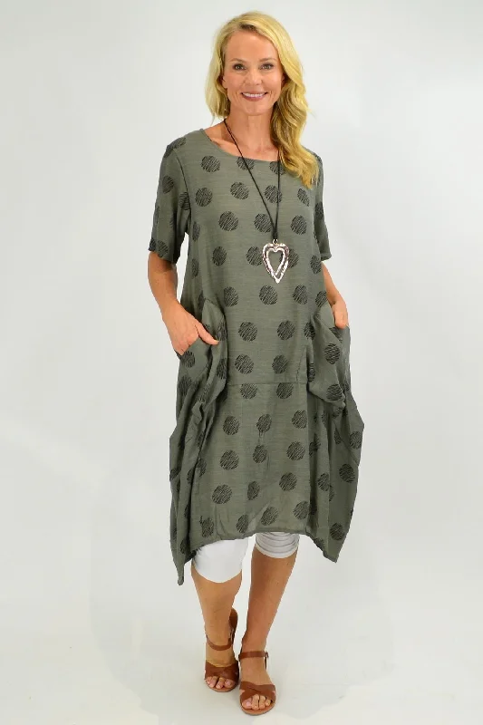 Grey Bubble Tunic Dress